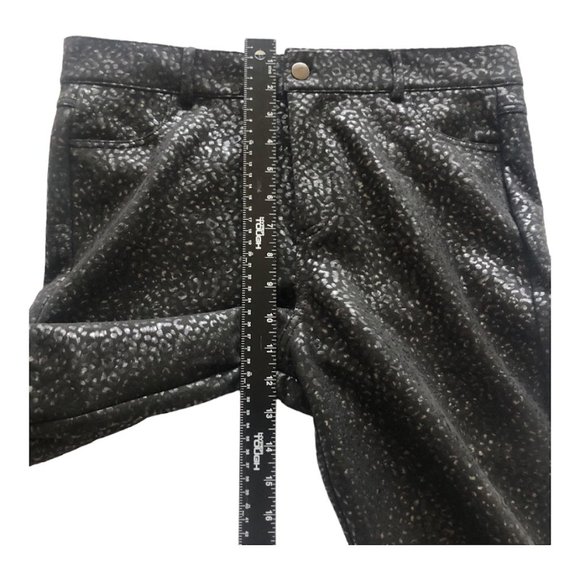 HYFVE Animal Print Skinny Leg Women's Pants Black Silver Size Large - Picture 6 of 10